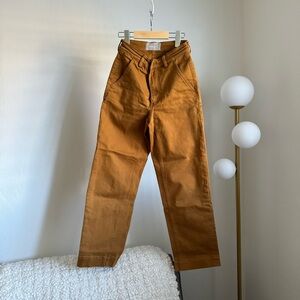 Everlane The Straight Leg Crop - Golden Brown